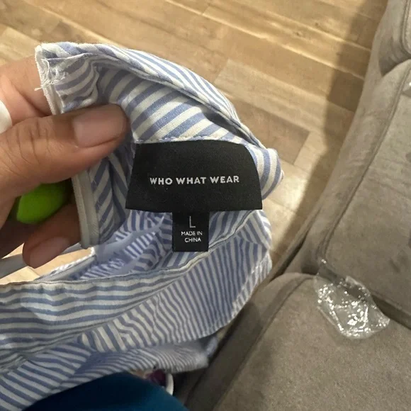 Long stripped dress - Picture 3 of 4